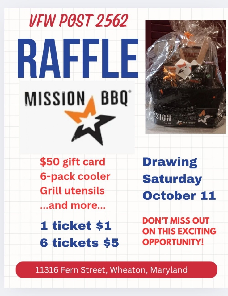 Mission BBQ Raffle